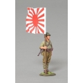 RS054B Japanese Flag Bearer Stood to Attention